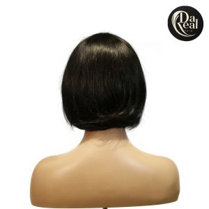 center wig machine made black wig remy hair tc027