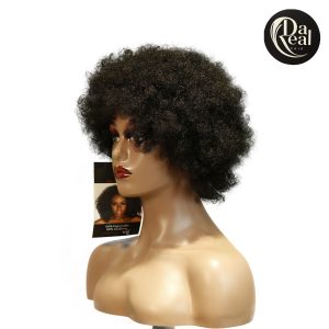 Dareal Hair machine made black wig remy hair tc010