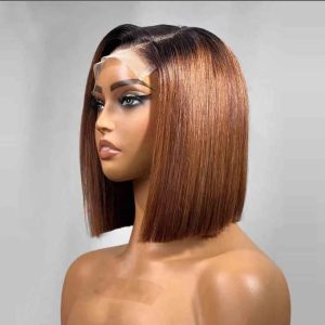 dareal hair 13x4 promo bob wig remy hair 12 inch