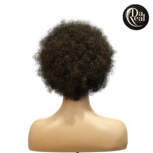 center wig machine made black wig remy hair 2301