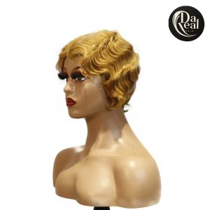 center wig machine made #27 wig remy hair h001