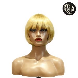 center wig machine made #27 wig remy hair h009