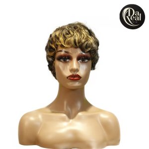 center wig machine made wig remy hair h030