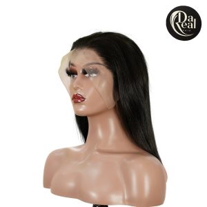 center wig 13x4 straight bob lace front wig natural black asian raw hair