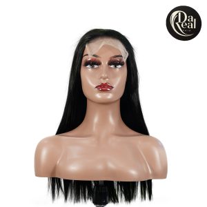 center wig natural black remy hair 5x5 lace closure straight human hair wig