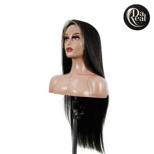 center wig natural black asian raw hair 13x6 hd lace front wig straight human hair wig