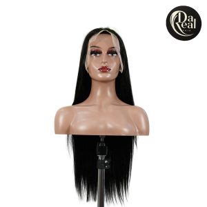 center wig 13x6 double drams straight lace front wig black remy hair