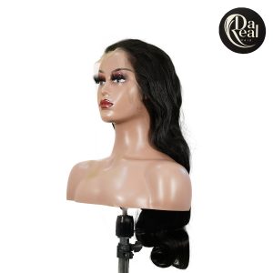 center wig natural black asian raw hair 13x6 hd lace front wig body wave human hair wig