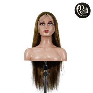 center wig 13x4 straight lace front wig m4&27 highlight remy hair 26 inch
