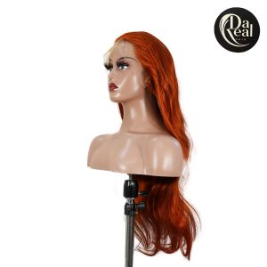 center wig 13x4 straight lace front wig 350 orange 26 inch remy hair