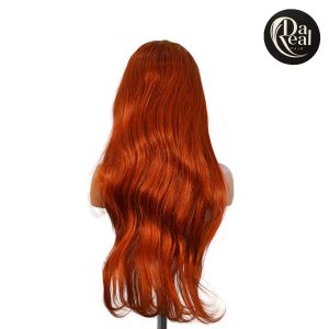 center wig 13x4 straight lace front wig 350 orange 26 inch remy hair