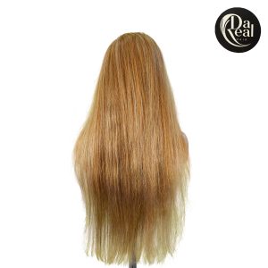 center wig 13x4 straight lace front wig 8&27 honey blonde highlight 26 inch remy hair
