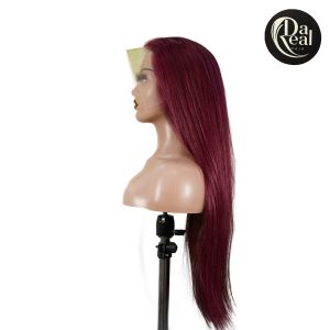 center wig 13x4 straight lace front wig 99j color 26 inch remy hair