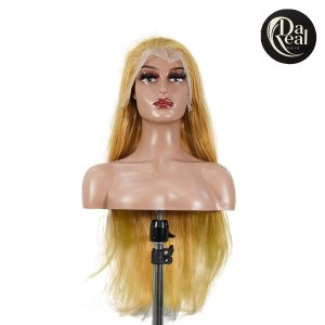 center wig 13x4 straight lace front wig 27 honey blonde remy hair