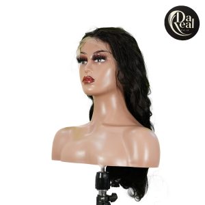 center wig 13x4 body wave lace front wig natural black remy hair