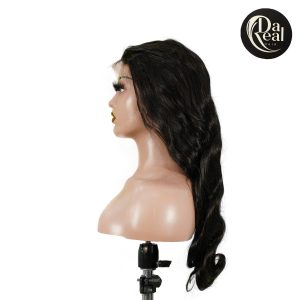 center wig 13x4 body wave lace front wig natural black remy hair