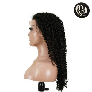 center wig 13x4 kinky curly lace front wig natural black remy hair
