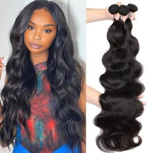 Dareal Hair remy hair black body wave bundles brazilian weaving