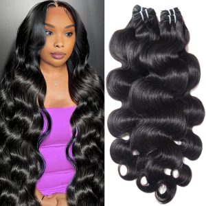 Dareal Hair remy hair black body wave bundles laotian weaving