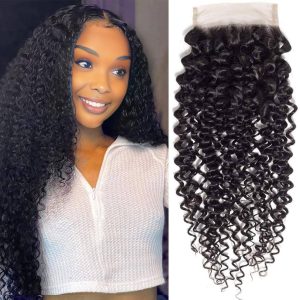 Dareal Hair remy hair 4x4 kinky curly closure