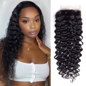 Dareal Hair remy hair 4x4 jerry curly closure