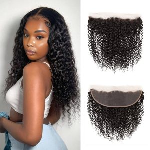 Dareal Hair remy hair 13x4 kinky curly frontal