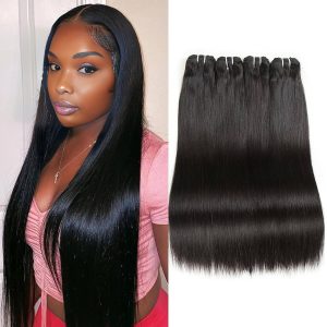 dareal hair asian raw hair black straight bundles