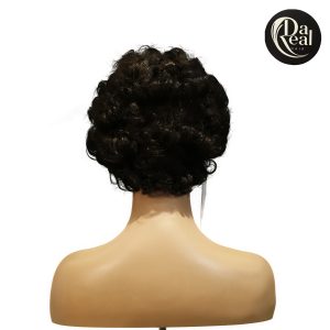 Dareal Hair machine made black wig remy hair tc064